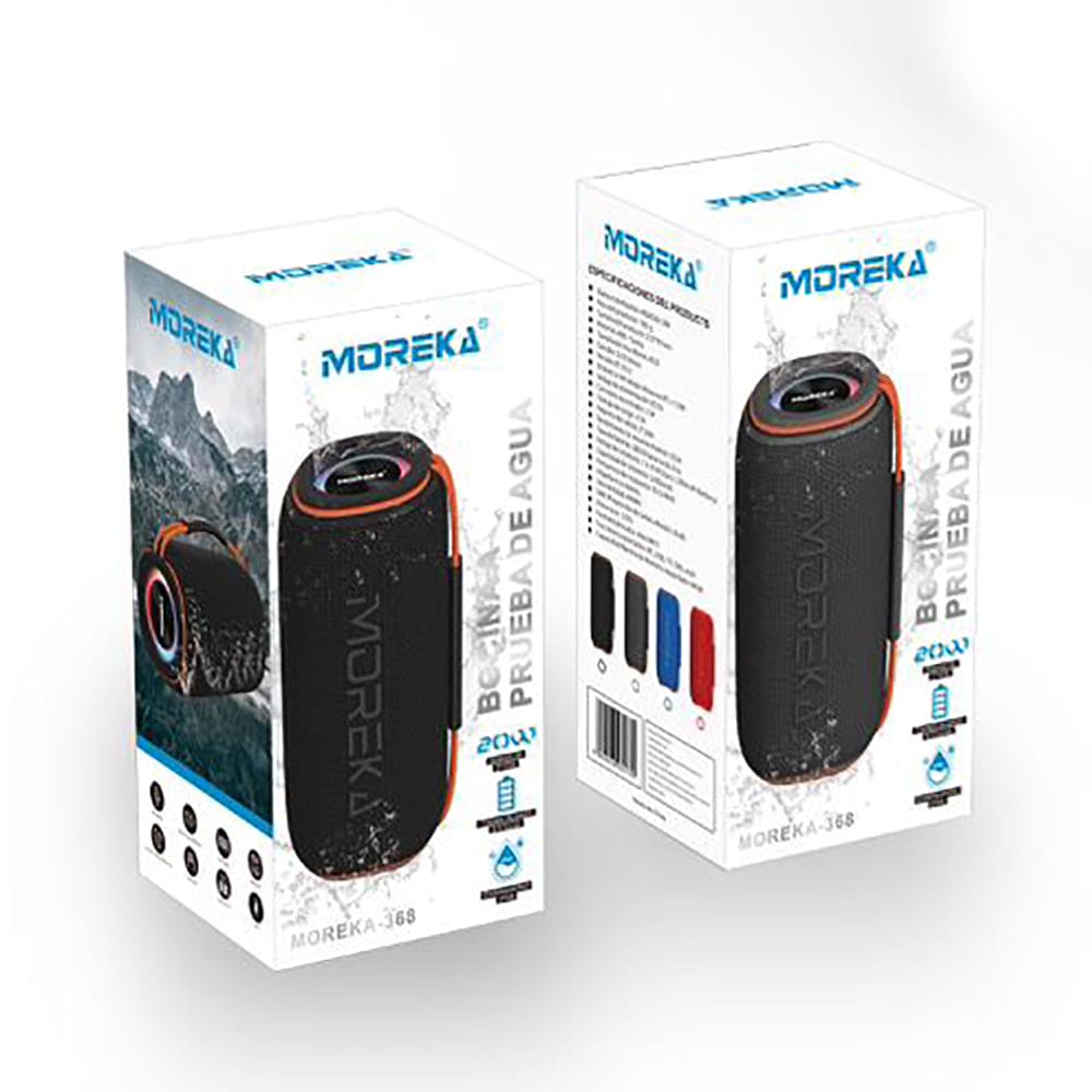 Bocina Bluetooth Moreka 368 20W IPX6, Radio FM, USB, Micro SD6