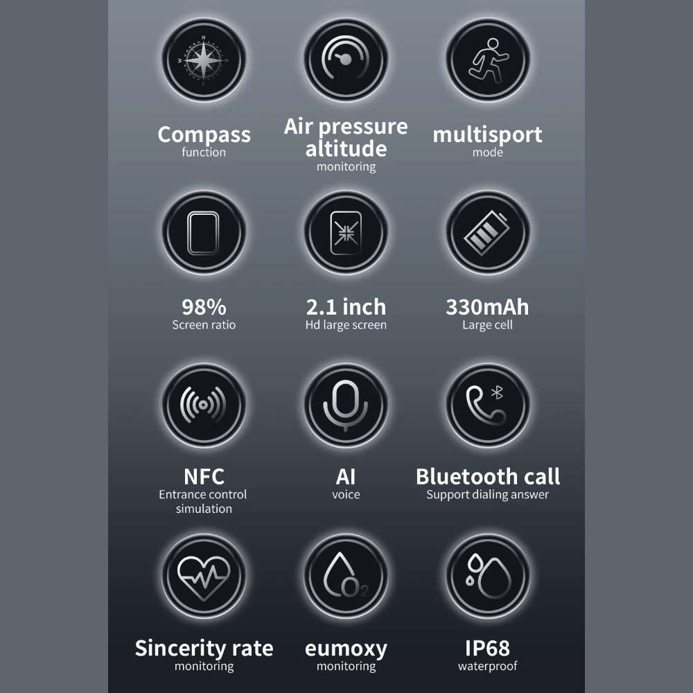 Smart Watch Moreka MTW11  Bluetooth doble Correa IPX679