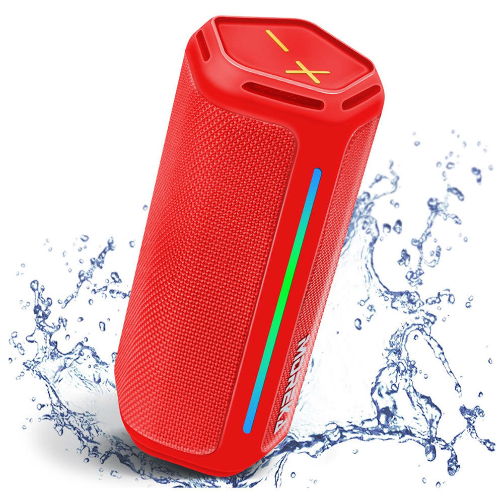 Bocina Bluetooth Moreka 375  Resistente al agua IPX6, Radio FM, USB, Micro SD11
