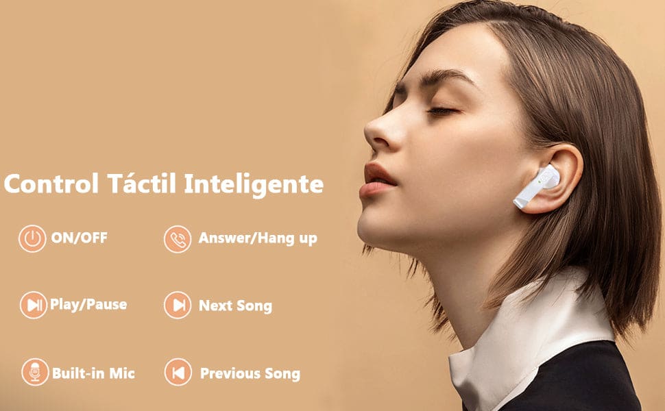 Audífonos Bluetooth 5.0 Moreka 285 TWS Táctil9