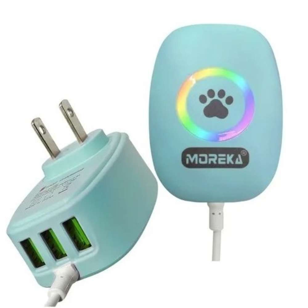 Cargador Moreka M-260, 3.1 A, Cable Tipo micro USB1