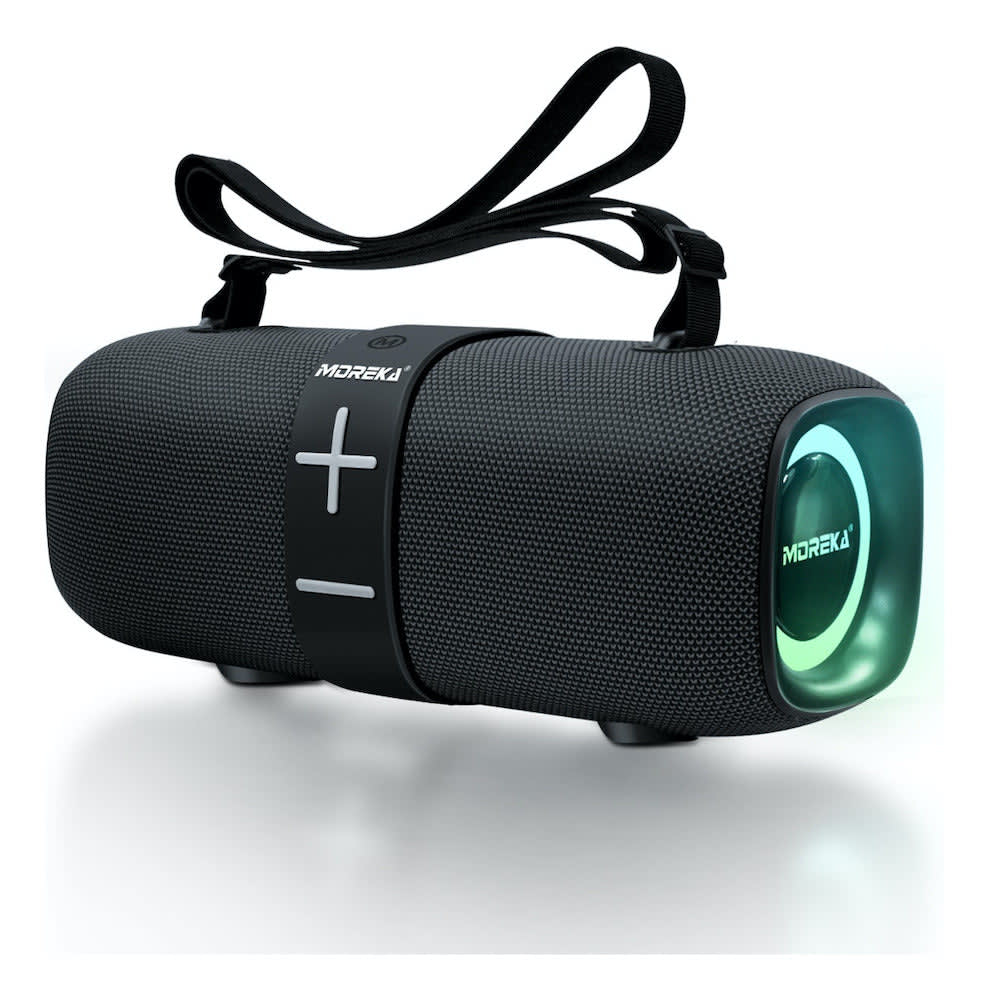 Bocina Bluetooth Moreka 376  Radio FM Resistente al agua 35W1