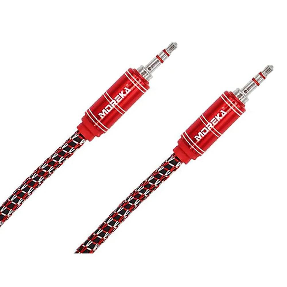 Cable De Audio, Moreka AU-03, Auxiliar 3.5, 1500mm, Reforzado5