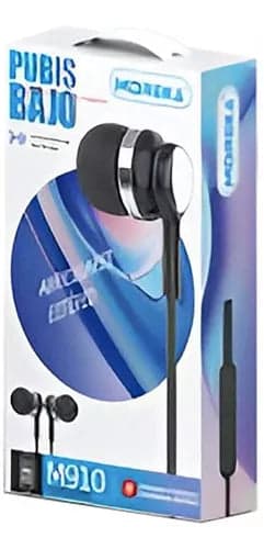 Audifonos Moreka M-910, Alámbricos, Manos Libres, 3.5mm2