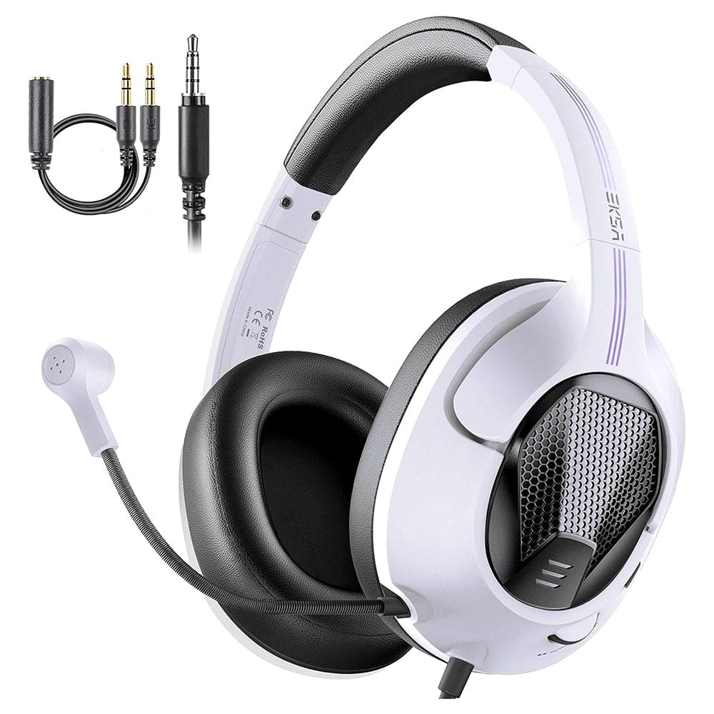 Diadema Gamer EKSA Air Joy micrófono, auriculares con cable para PC, Xbox PS4, PS5, Switch, micrófono con cancelación de ruido4