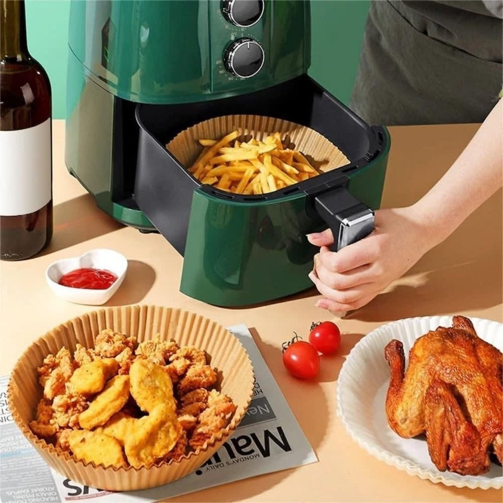 Forro De Papel Desechable Para Horno - freidora De Aire 50 Pzs2