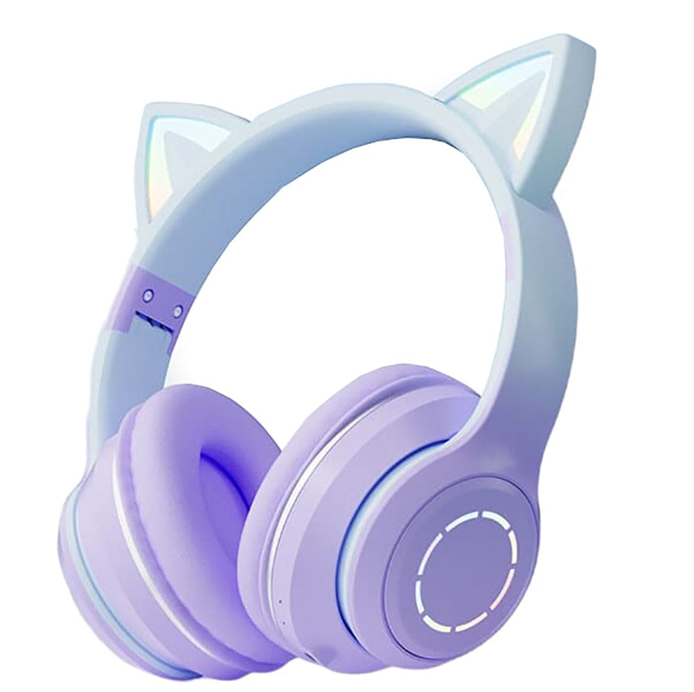 Diadema Gato Bluetooth inalámbrico Baja latencia larga duración RGB ST89M13