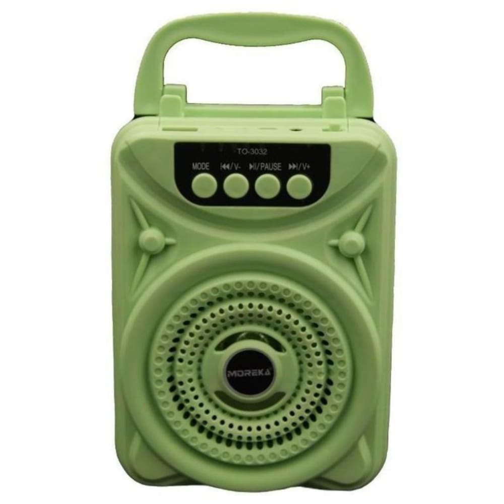 Bocina Moreka T0-3032, LED, Bluetooth, USB, Micro SD, Aux.2
