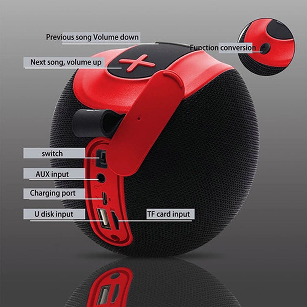 Bocina Moreka 623, Bluetooth, TF Card, Radio FM, USB2