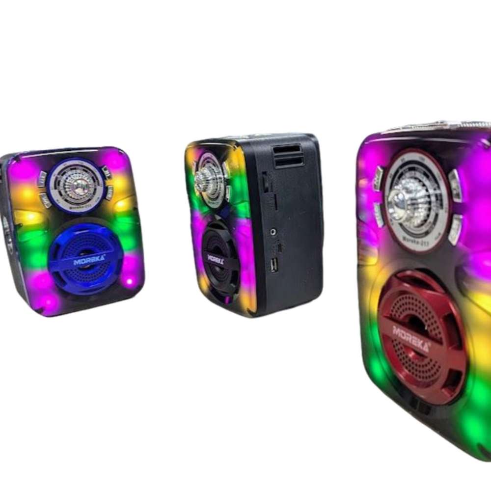 Radio Am Fm Sw Con Bluetooth Usb MicroSD Aux Recargable Moreka 2172