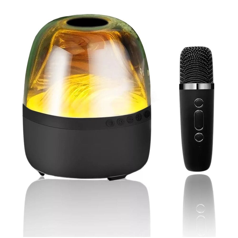 Bocina Lampara Karaoke Bluetooth  microfono portatil ML-282