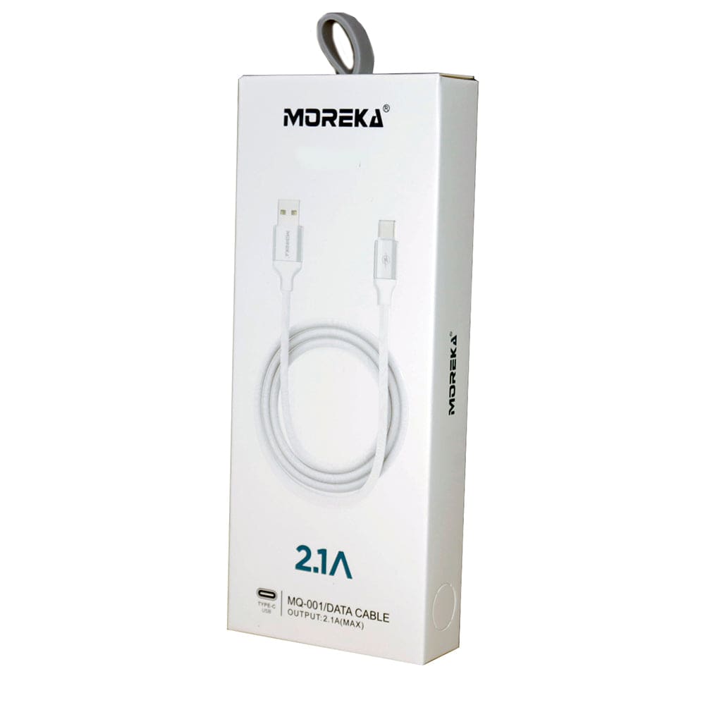 Cable Tipo V8 Microusb Moreka CB-01 2.1 A y Datos 1 M3