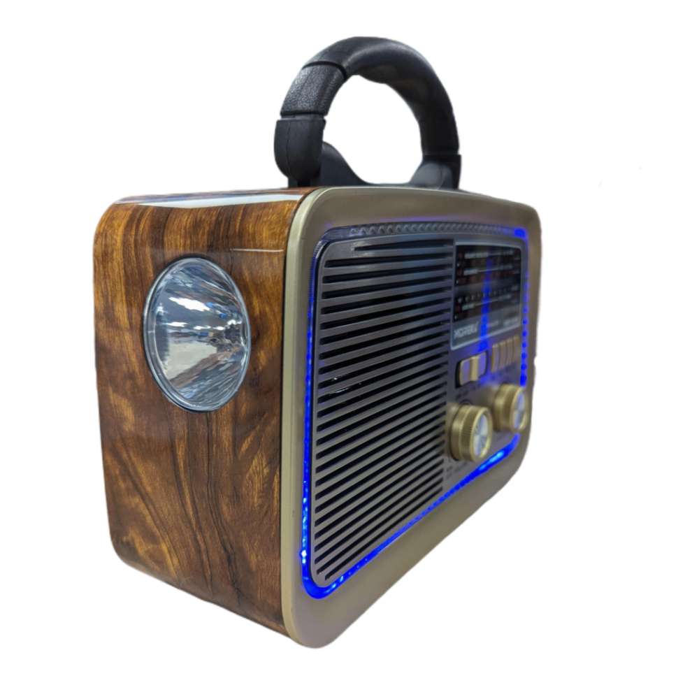 Bocina Radio FM - AM  Moreka 224, Bluetooth, TF Card, Lampara, USB 6