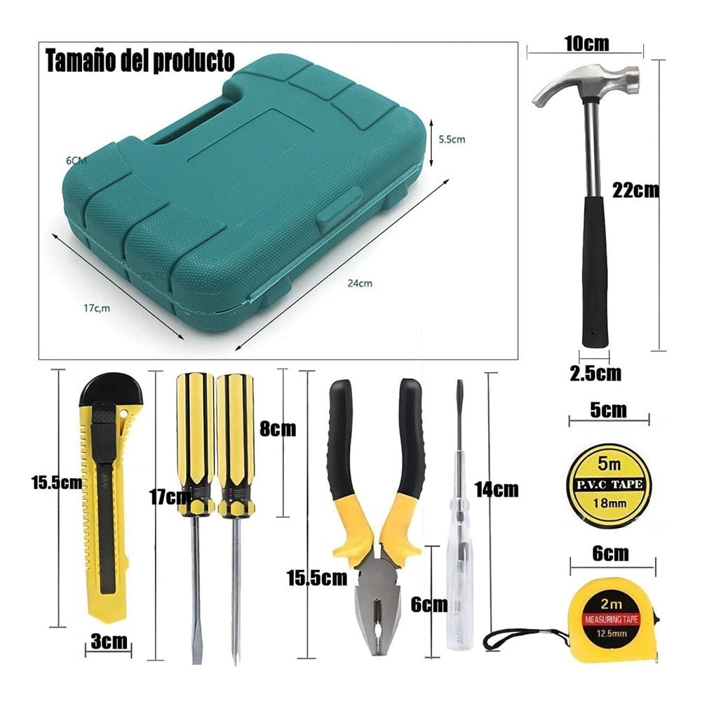 Juego Herramientas Set Mecánicas Reparación Doméstica 8pcs GJX23372
