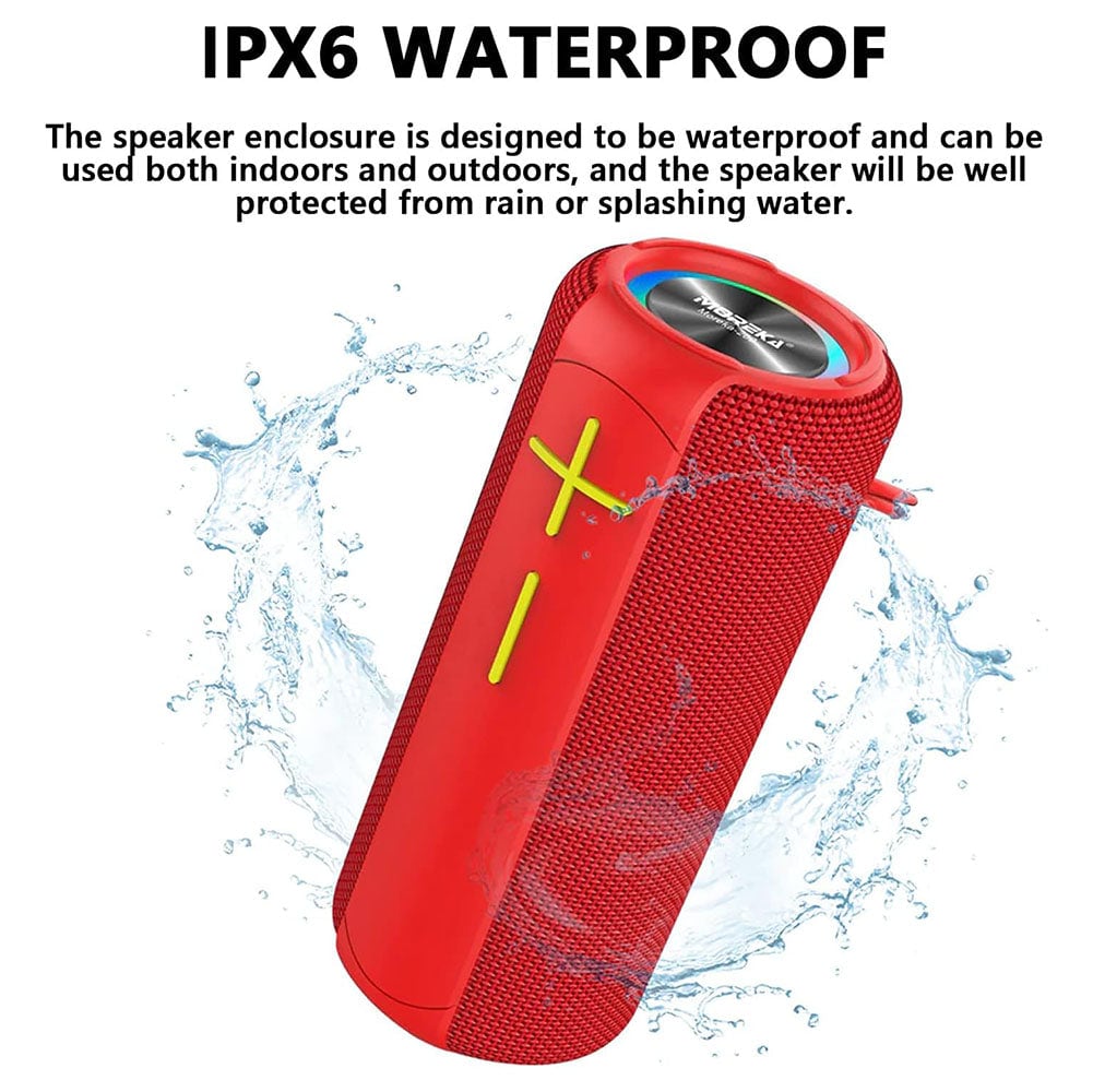 Bocina Bluetooth Moreka M-200 TF Card Radio FM Resistente al agua12