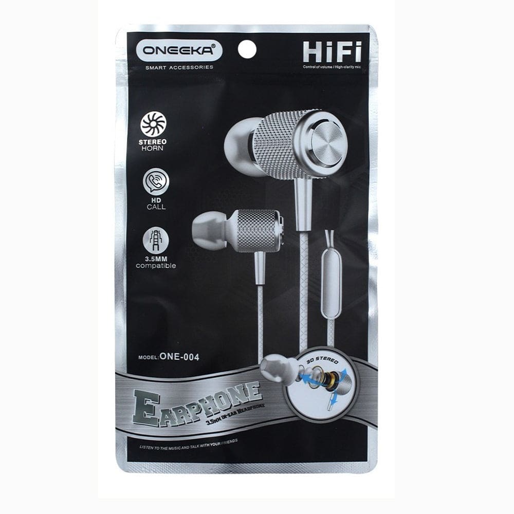 Audífonos Oneeka ONE-004, Alámbricos, Manos Libres, Control de play/pausa.2