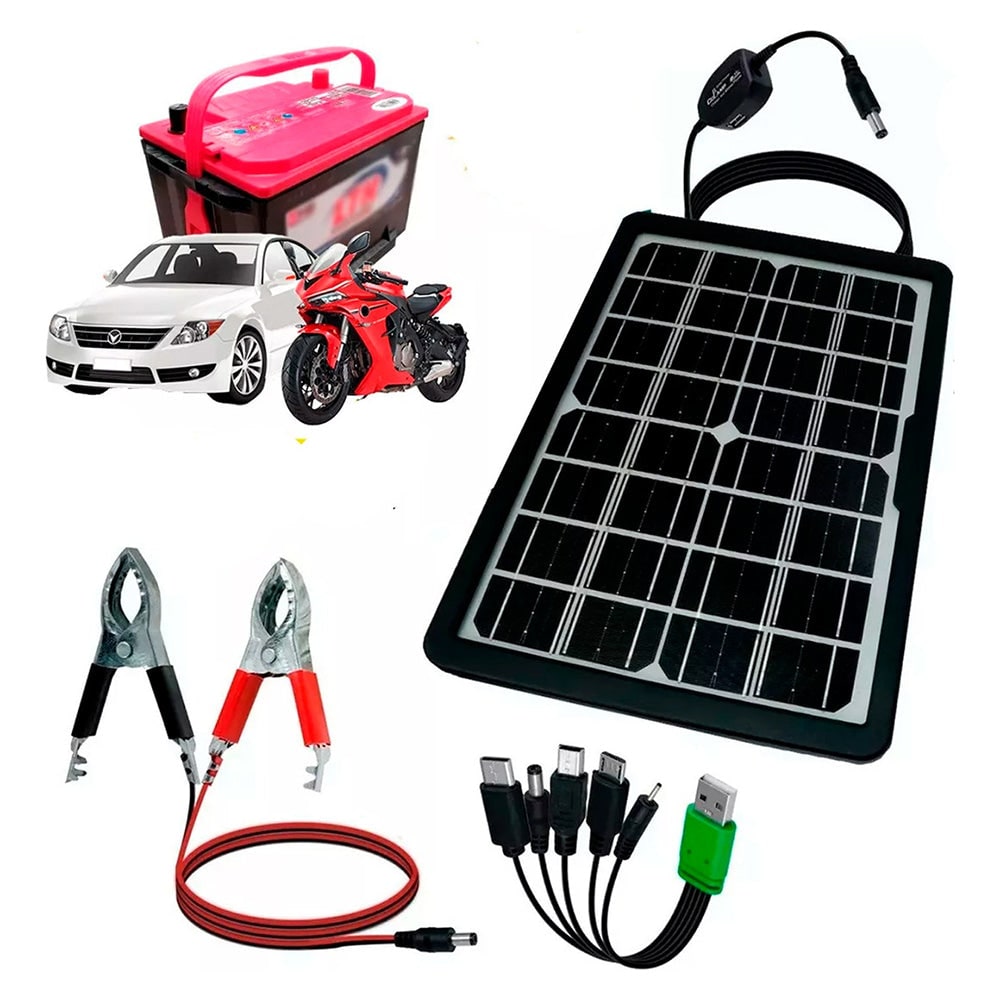 Panel Solar y bateria Moreka MOR-120S 20W 3000 mAh Para Exteriores5