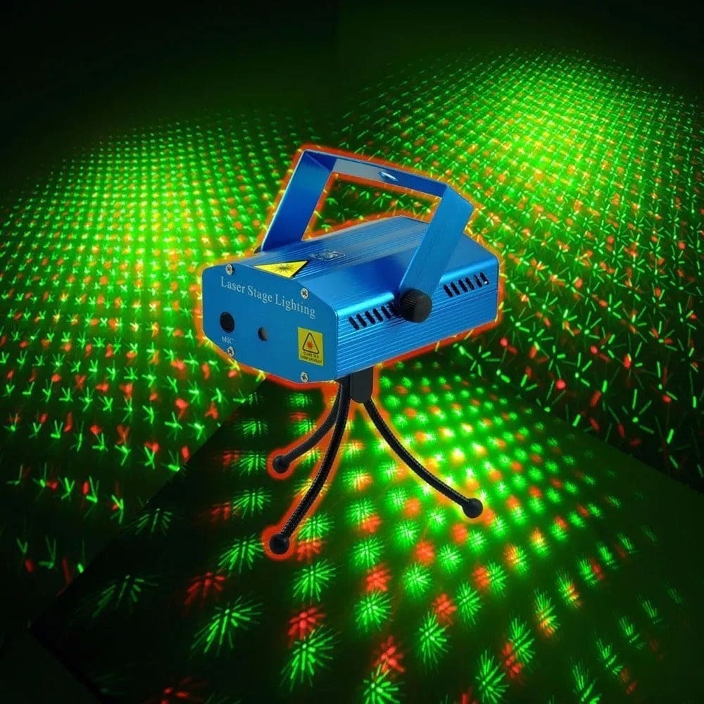 Proyector Láser Led Fiestas Disco Navidad largo alcance XLF-092