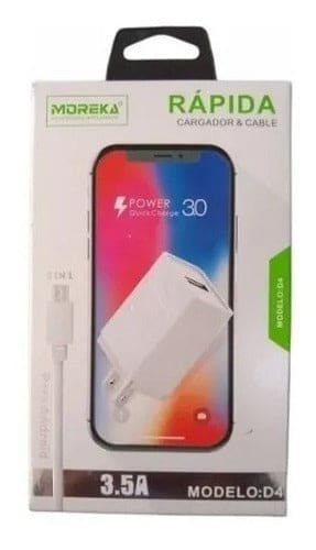 Cargador D4 Cubo 3.5A Compatible Con Android Tipo c2