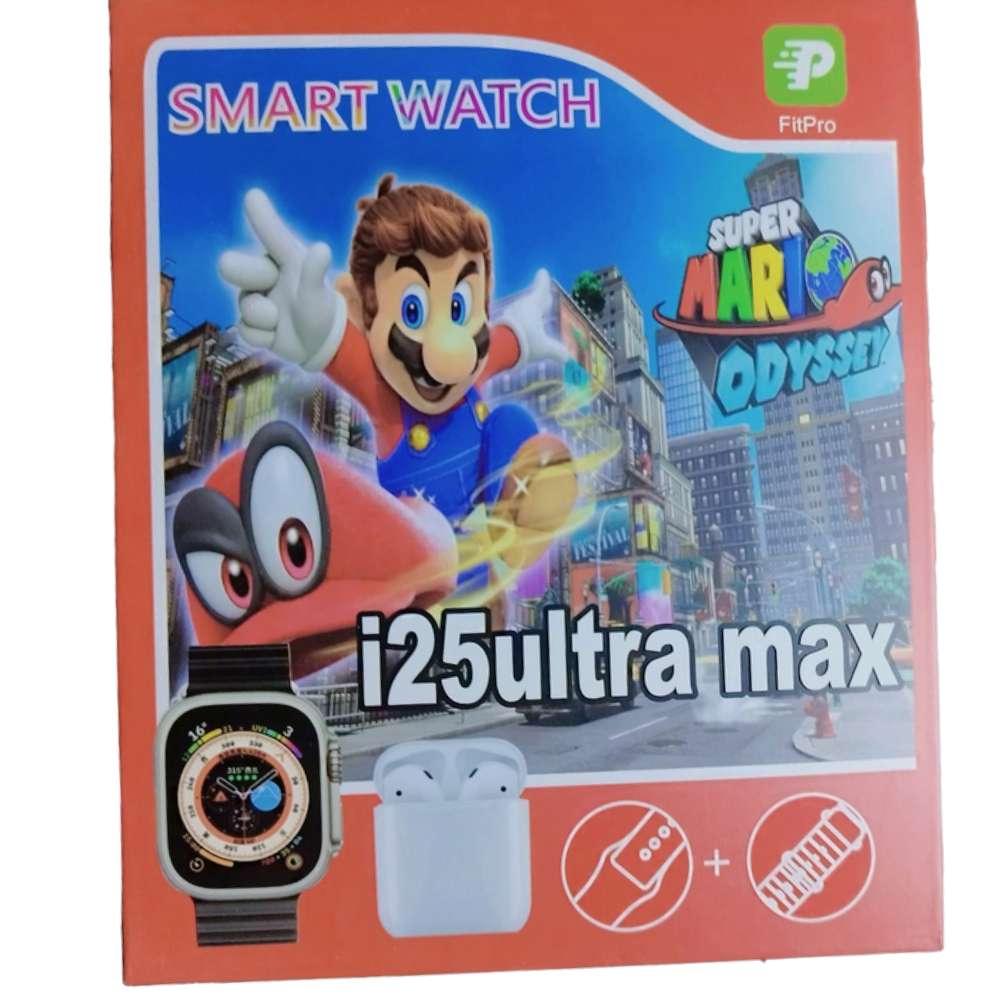 Smart Watch  i25 ULTRA Max Mario 2 correas3