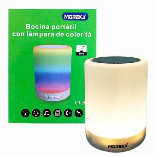 Bocina Lámpara Bluetooth Memory card FM CL-6712