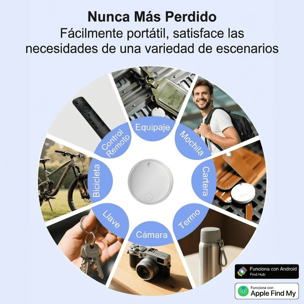 Localizador Gps Rastreador compatible Android  IOS Universal 365 Días NUTALE F20X3