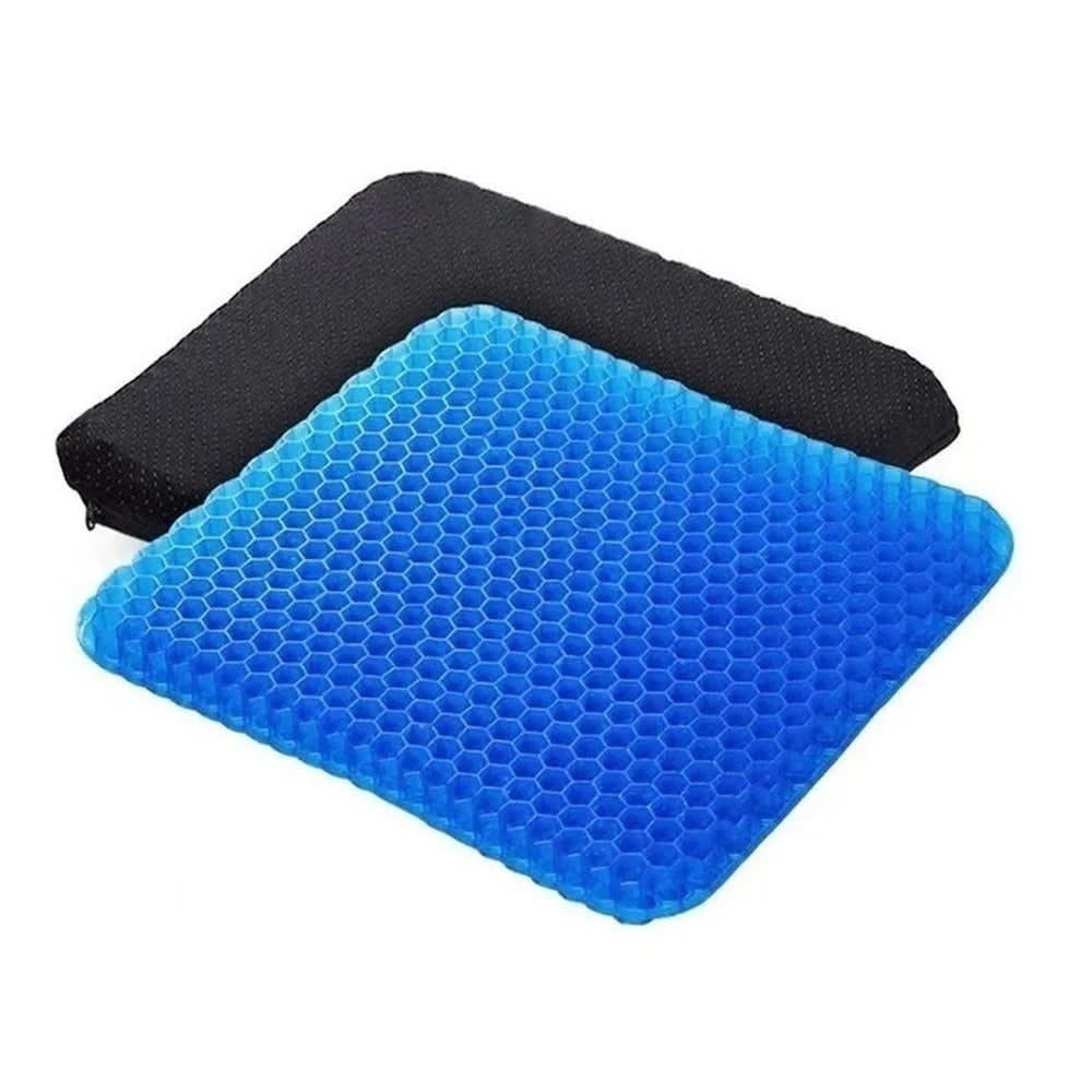 Cojin Gel Silicon Ergonomico Panal Comodo Asiento Auto Silla3