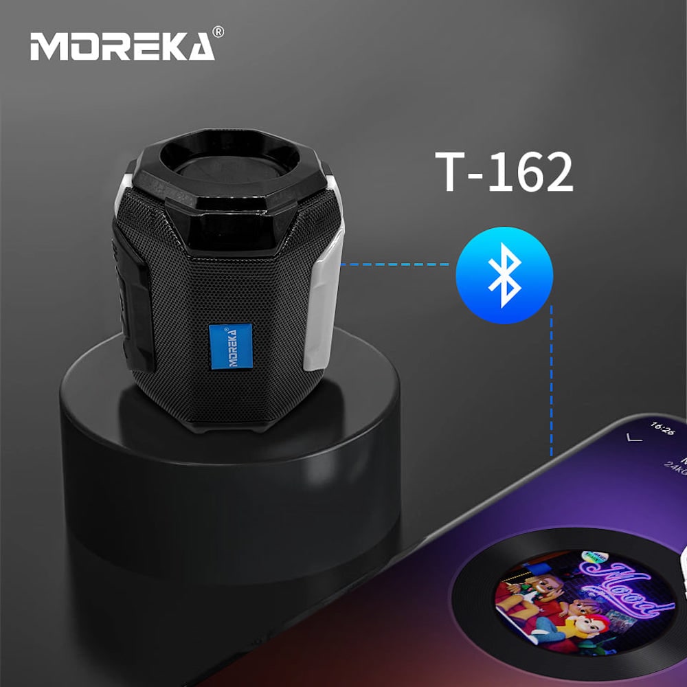Bocina portátil Bluetooth Memory card FM contra agua T1623