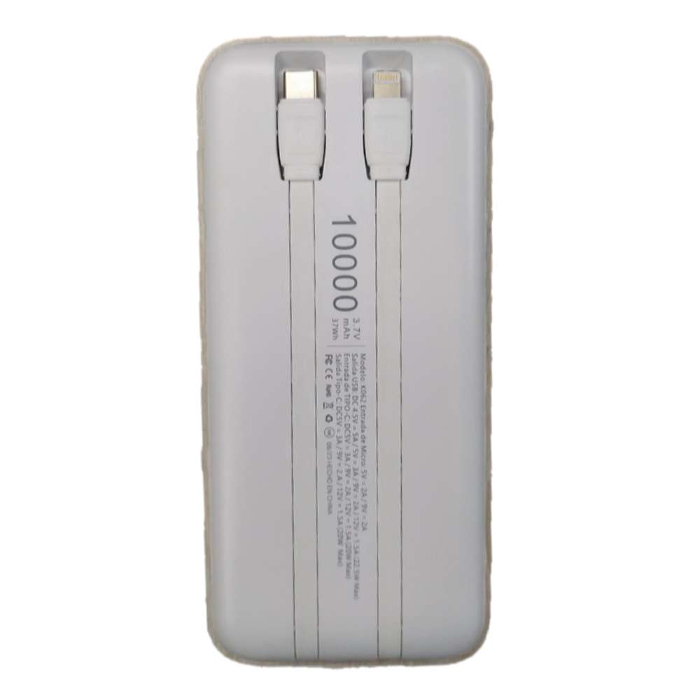 Powerbank Moreka K062 10000 mAh Tipo C IP Carga Rápida 22.5W6