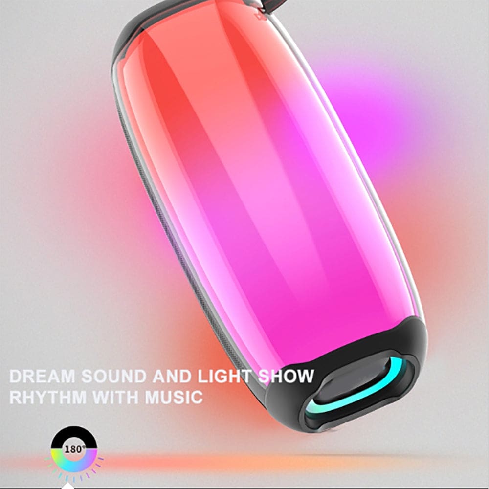 Bocina Bluetooth Moreka 384 RGB Radio FM Resistente al agua IPX6 16W3