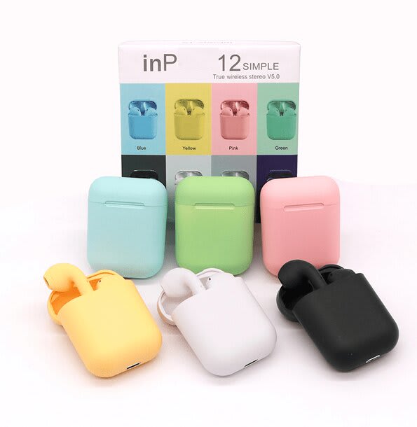 Audífonos Bluetooth Moreka i 12 OEM TWS Táctil15