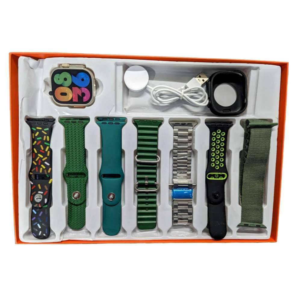 Smart Watch ULTRA 9 Carga Inalámbrica 7 Bandas3