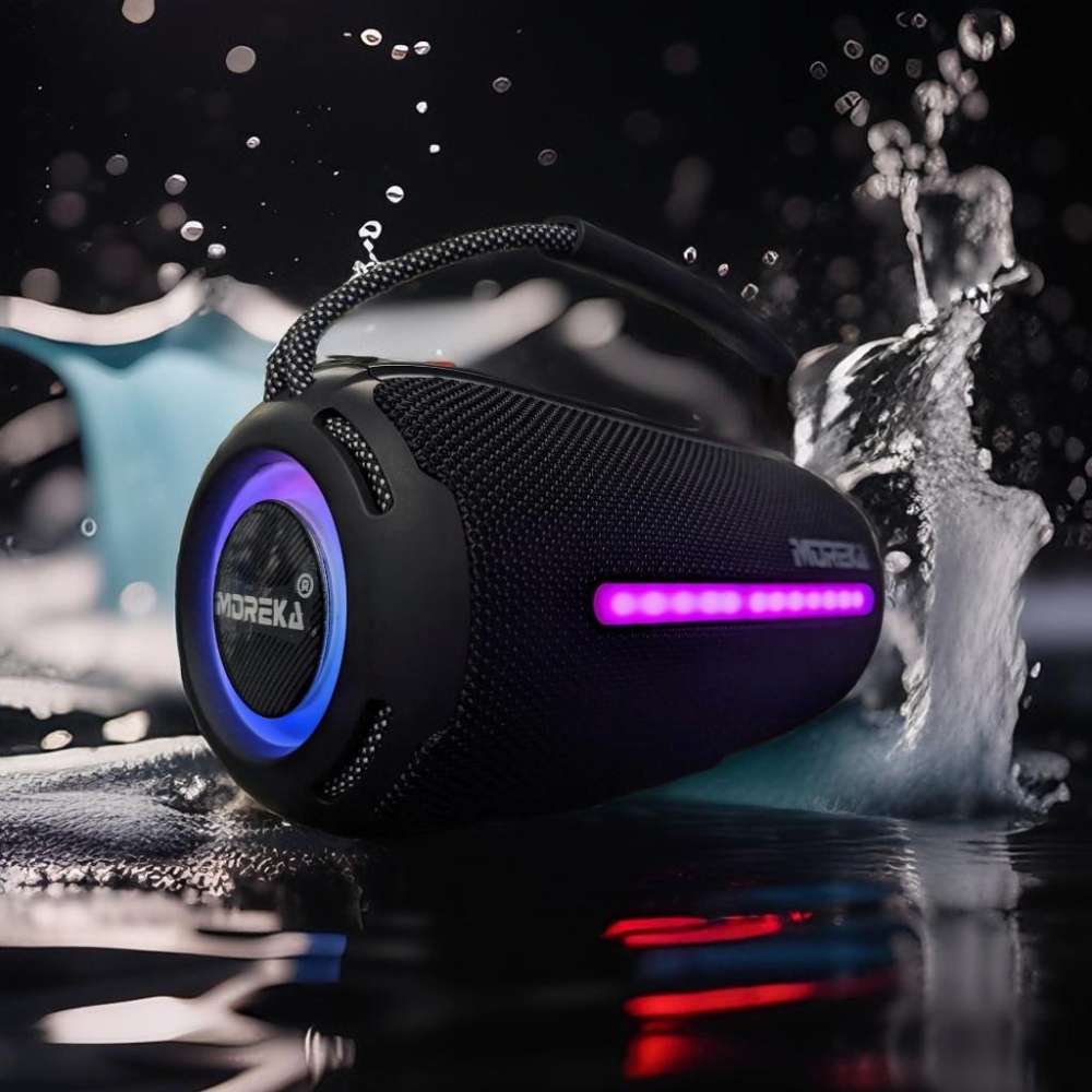 Bocina Bluetooth contra agua, 20W Moreka 3786