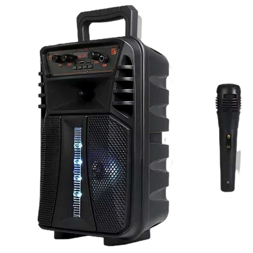 Bocina KTS-1563, Bluetooth, TF Card, Radio FM, USB MIC. 8