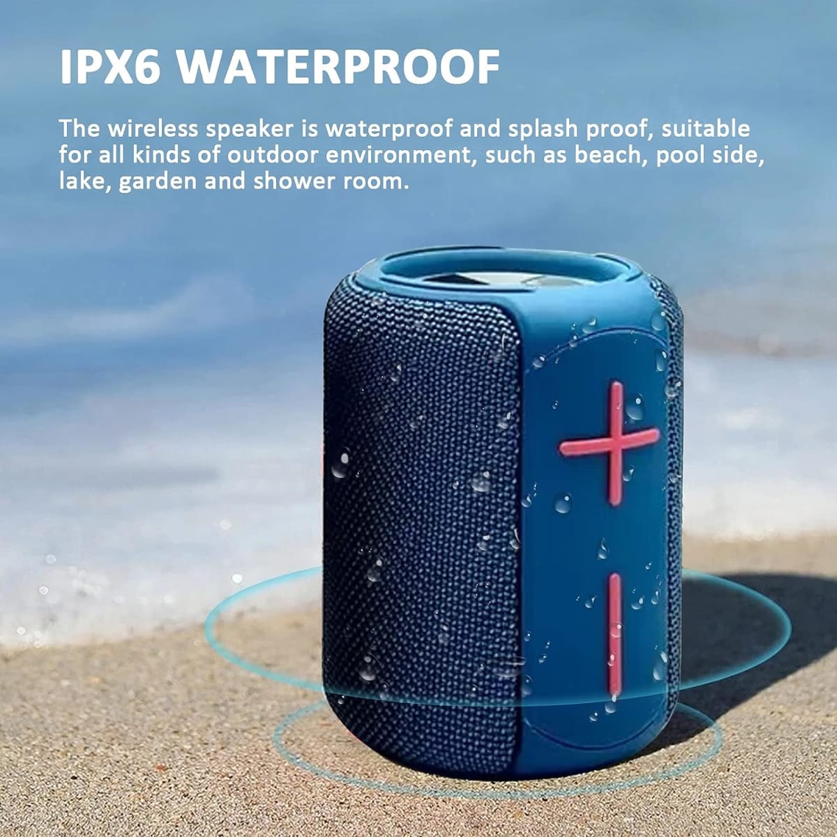 Bocina Bluetooth Moreka 350 TF Card Radio FM Resistente al agua5