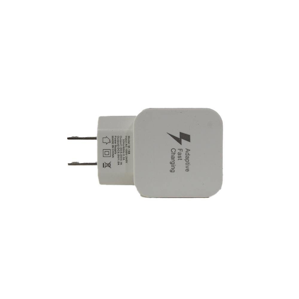 Cargador Moreka M-168, 3.1 A, 2 Usb V8, Solo Cubo, Led3