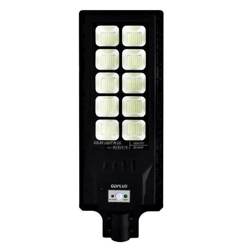 Luminaria Suburbana Alumbrado Publico Solar 400W con Sensor Movimiento GD-984008