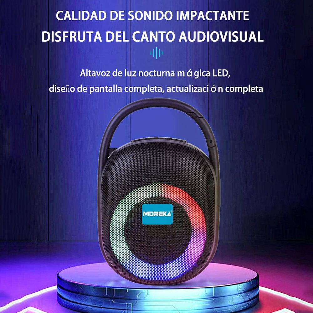 Bocina  Moreka  M-CLIP5 RGB, Bluetooth, TF Card, Radio FM, USB13