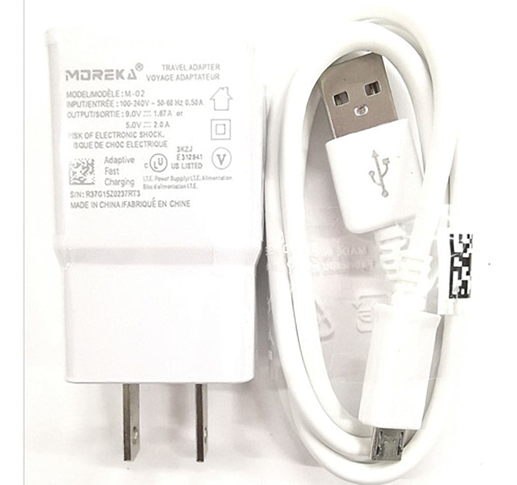 Cargador V8 Micro USB Moreka M-02, 2.1A3