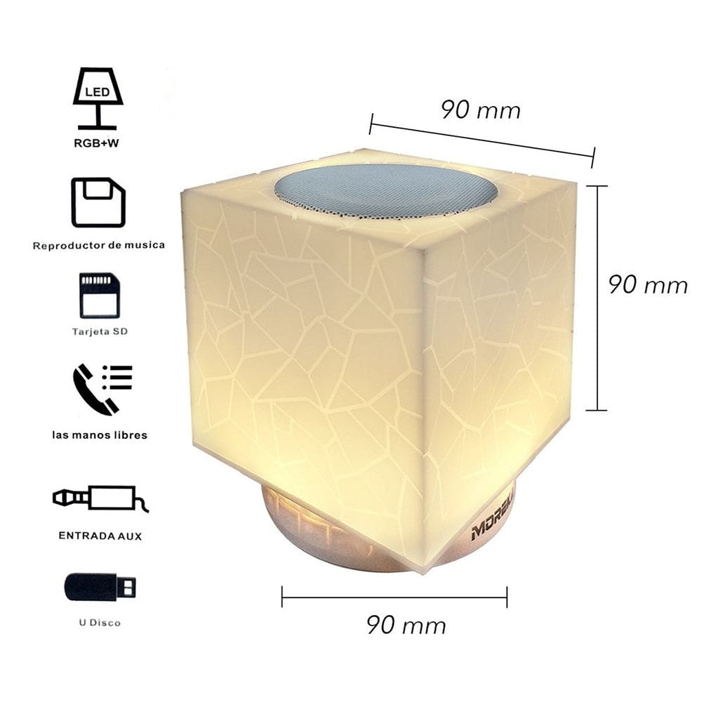 Bocina Lámpara Bluetooth Memory card FM CL-7154