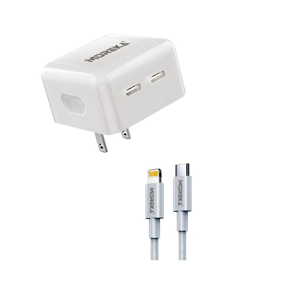 Turbo Cargador Moreka CC23 Puertos C C Cabe IP 1M9