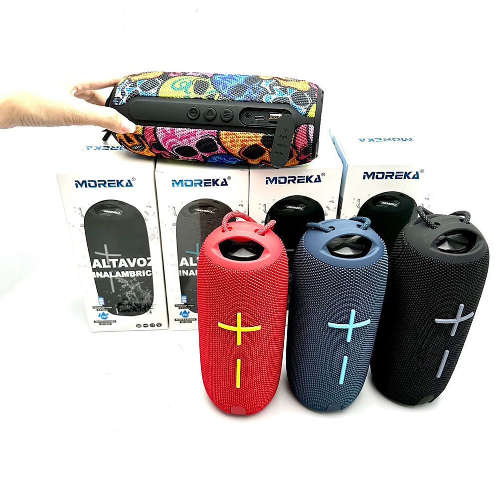 Bocina Bluetooth Moreka 372 TF Card Radio FM Resistente al agua6