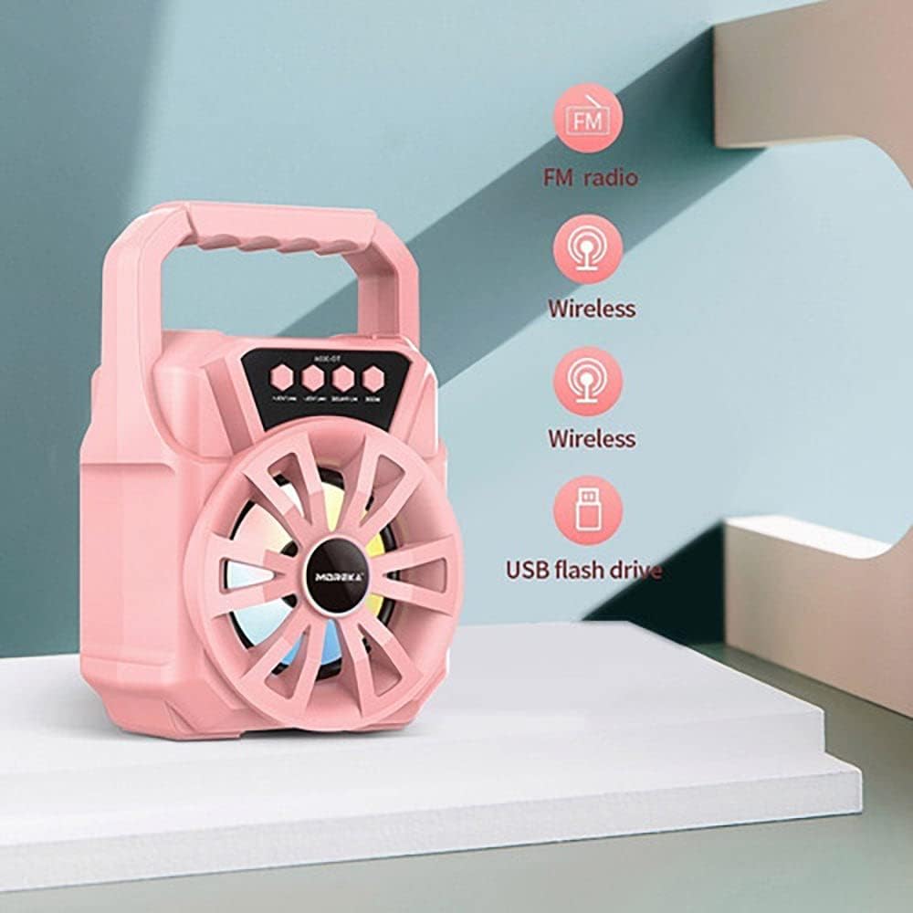 Bocina Moreka TO-3034, Bluetooth, TF Card/Micro SD, Radio FM, USB, entrada para Microfono, Auxiliar, Pila larga Duración, Led.4