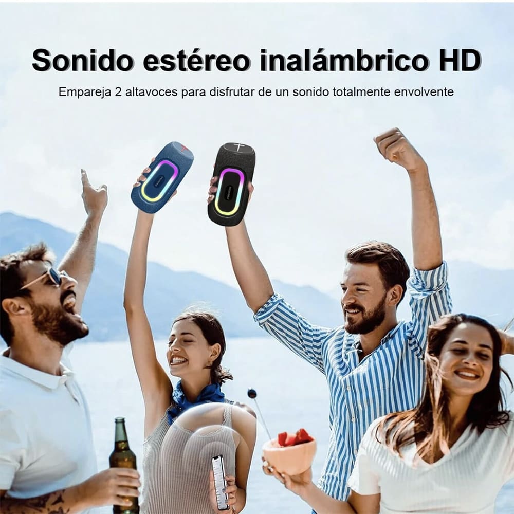 Bocina  Moreka 398 16W, Bluetooth, TF Card, Radio FM, USB16