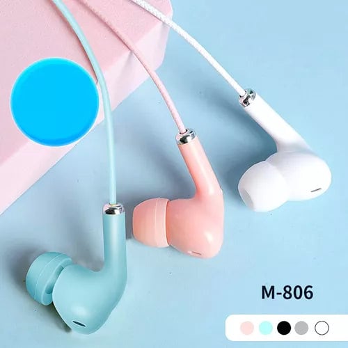 Audífonos Moreka M-806, Alámbricos, Manos Libres, Control de play/pausa.3