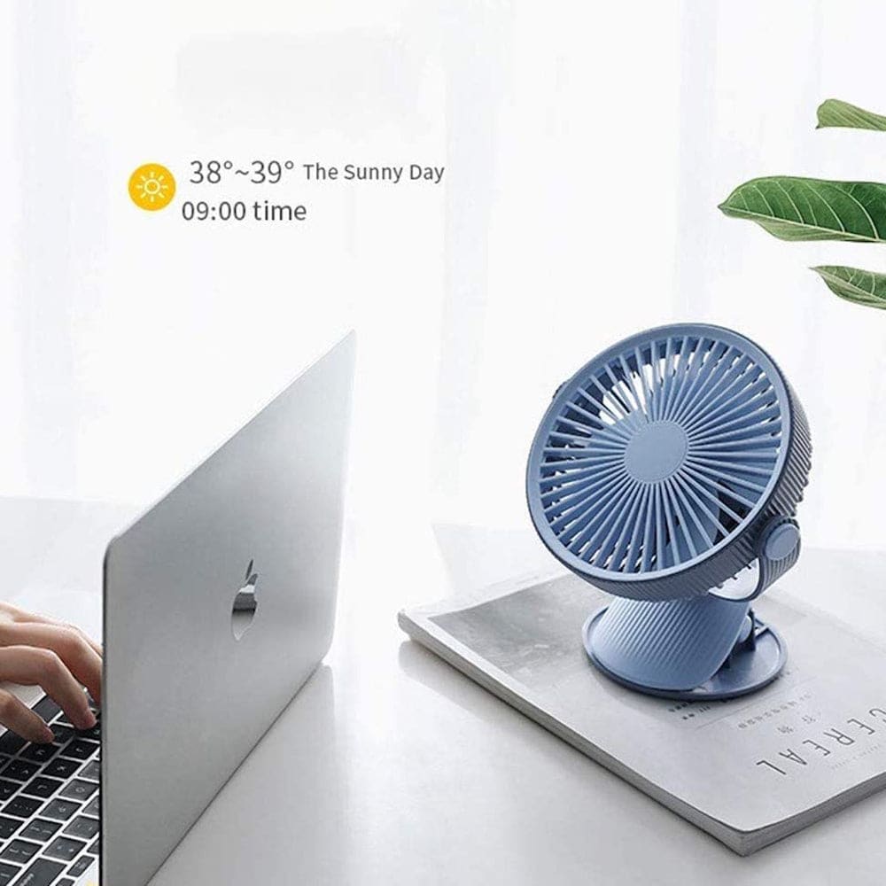 Ventilador eléctrico con Clip de 5.5 Pulgadas Recargable MF02510