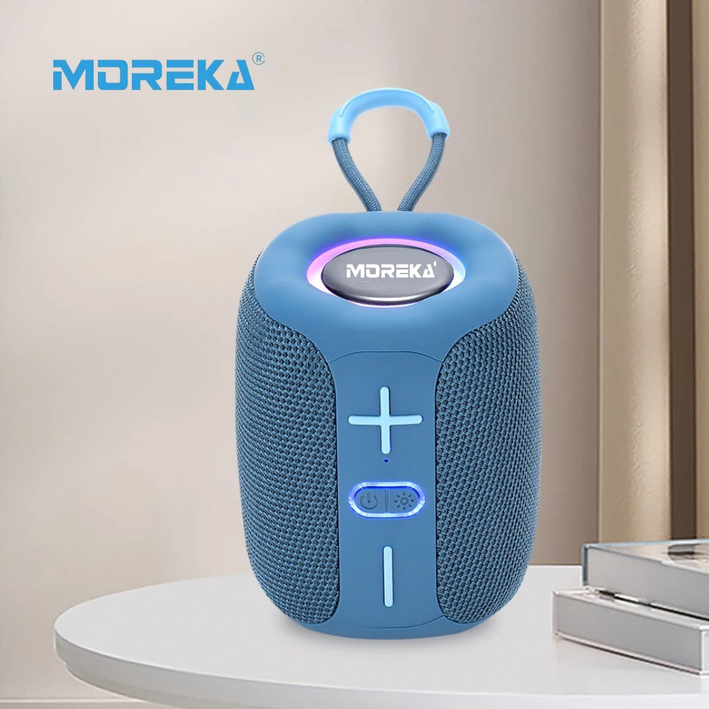 Bocina Moreka 404 RGB, Bluetooth, TF Card, Radio FM, USB4