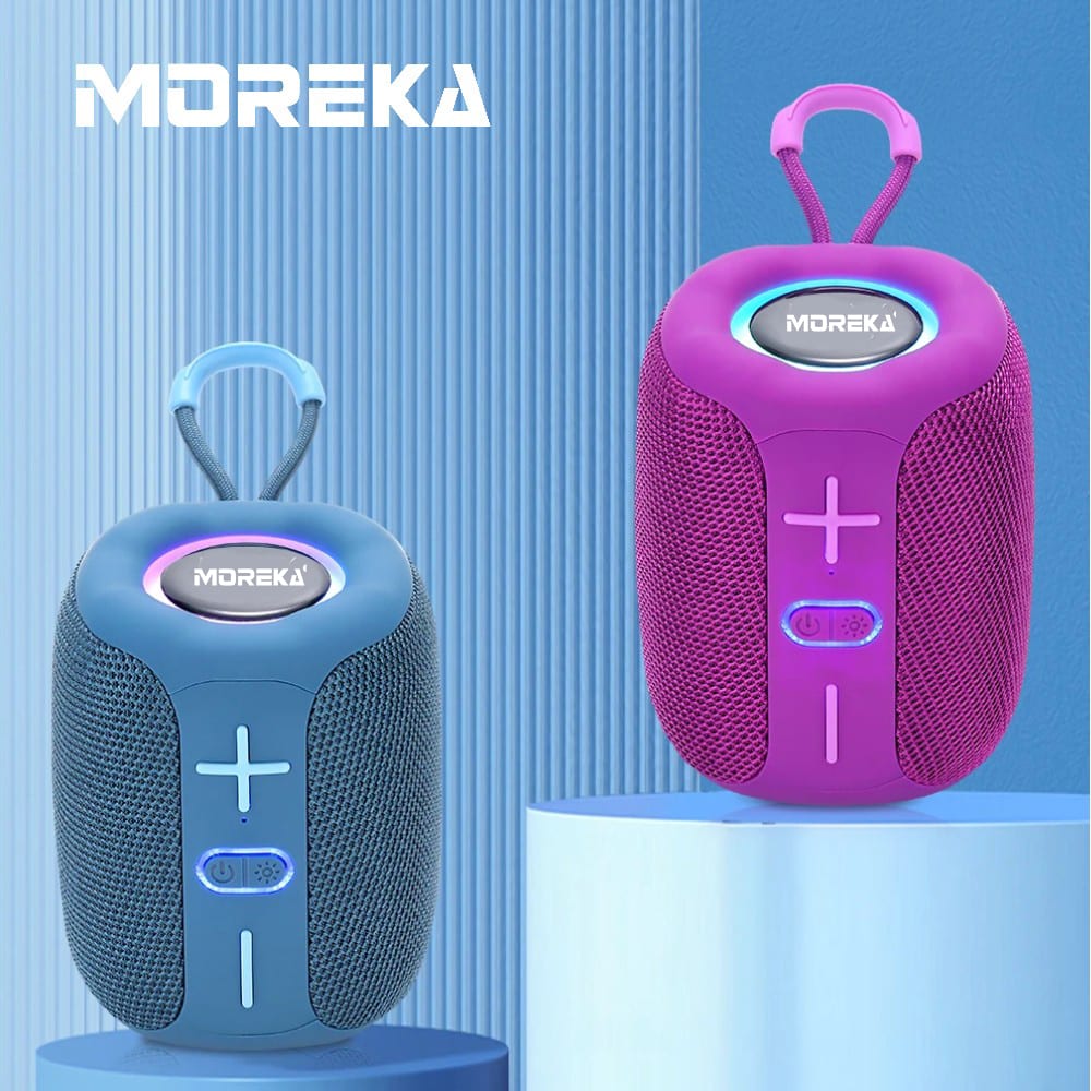Bocina  Moreka 404 RGB, Bluetooth, TF Card, Radio FM, USB 2