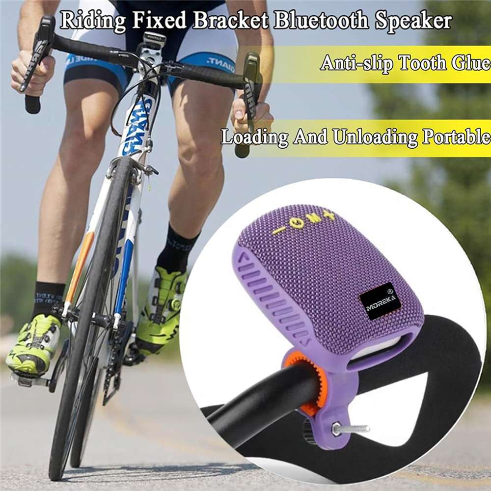 Bocina Moto Bluetooth Moreka 405 TF Card Radio FM Resistente al agua 8w5