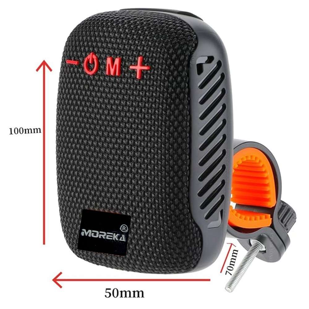 Bocina Moto Bluetooth Moreka 405 TF Card Radio FM Resistente al agua 8w3